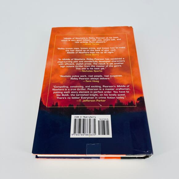 Middle of Nowhere novel, hardcover book by Ridley Pearson - Good Used Condition - Picture 8 of 12